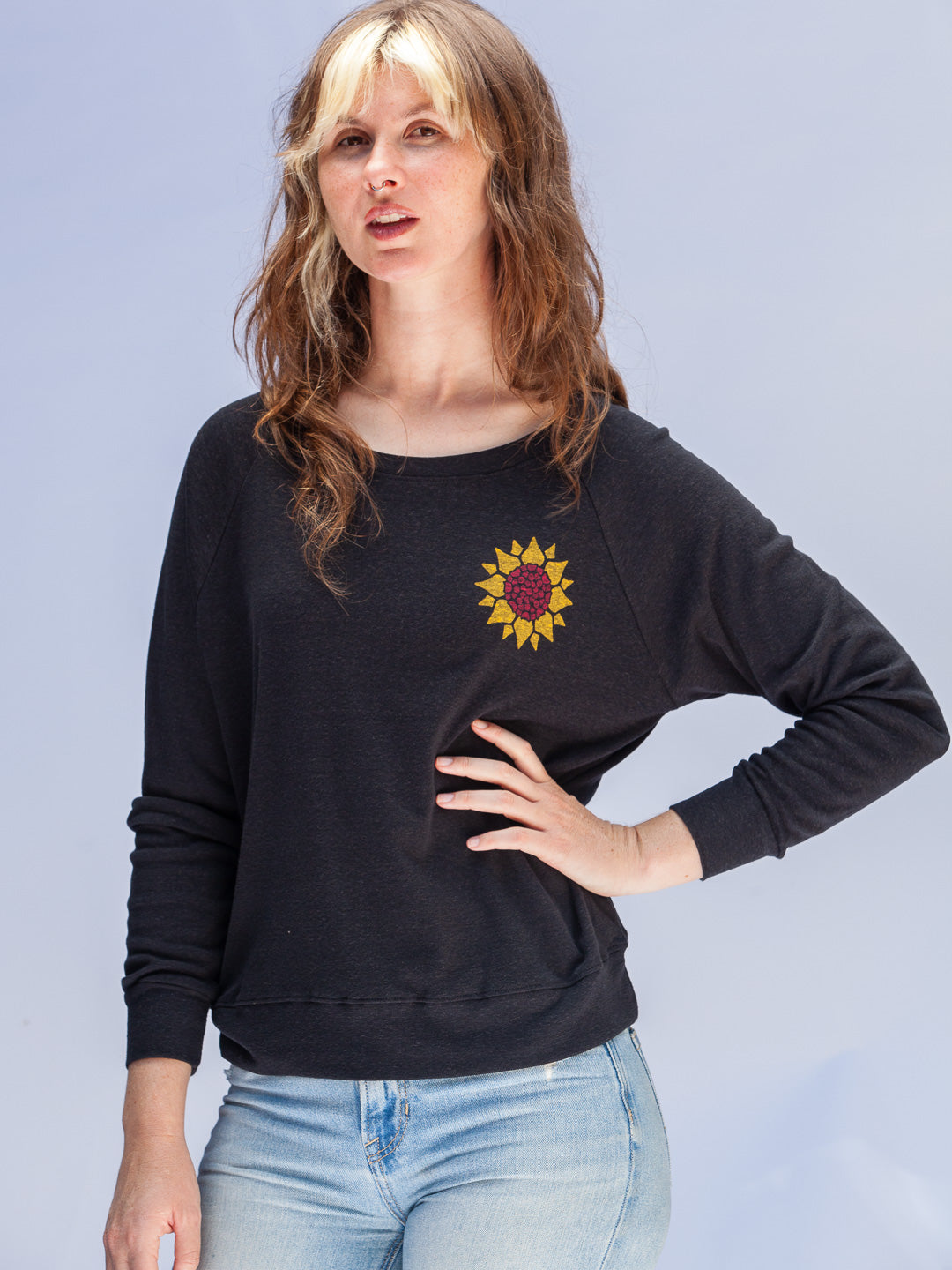 Sunflower Women's Raglan Pullover Tri-Black-Culk