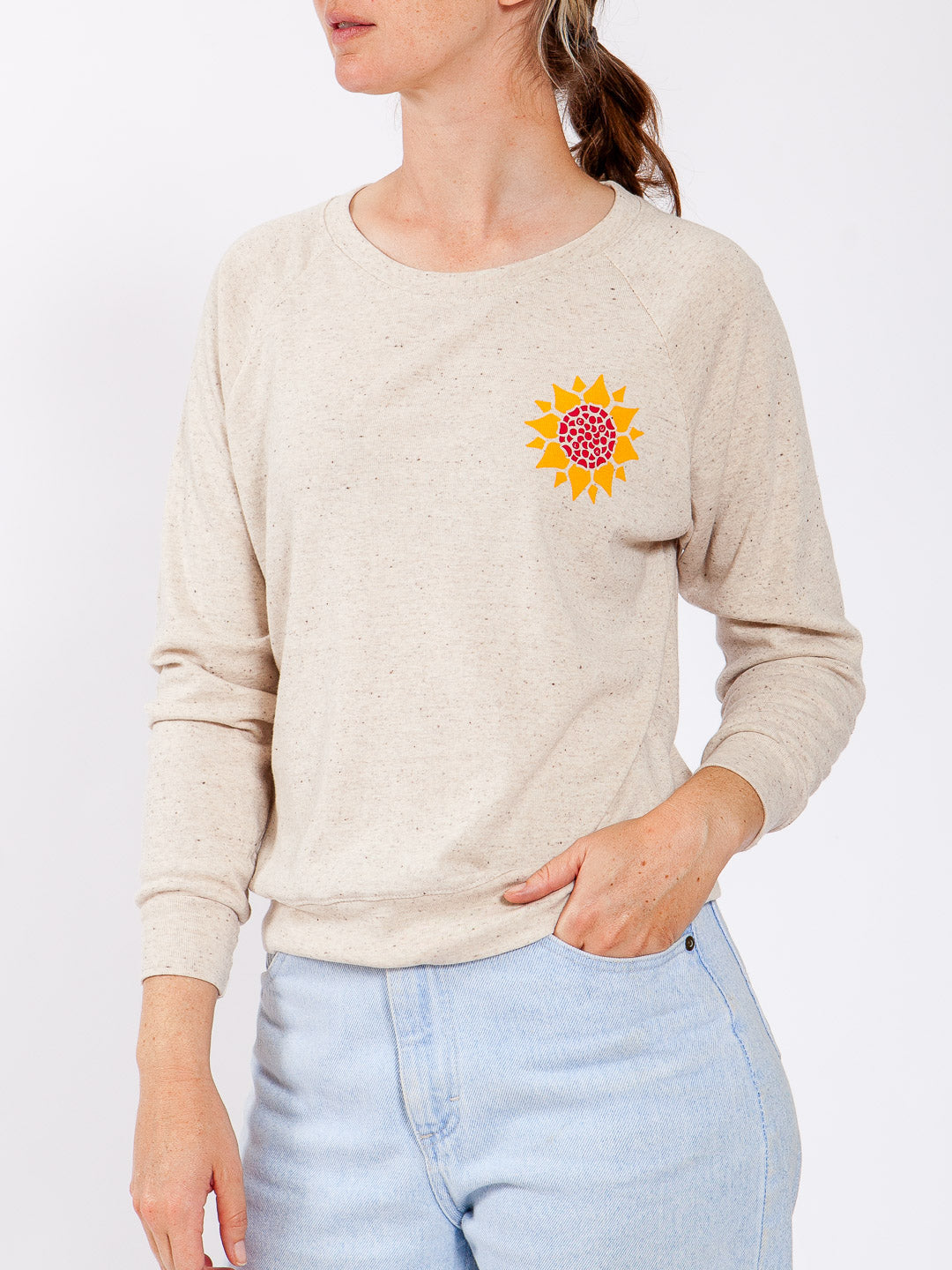 Sunflower Women's Raglan Pullover Tri-Cream-Culk