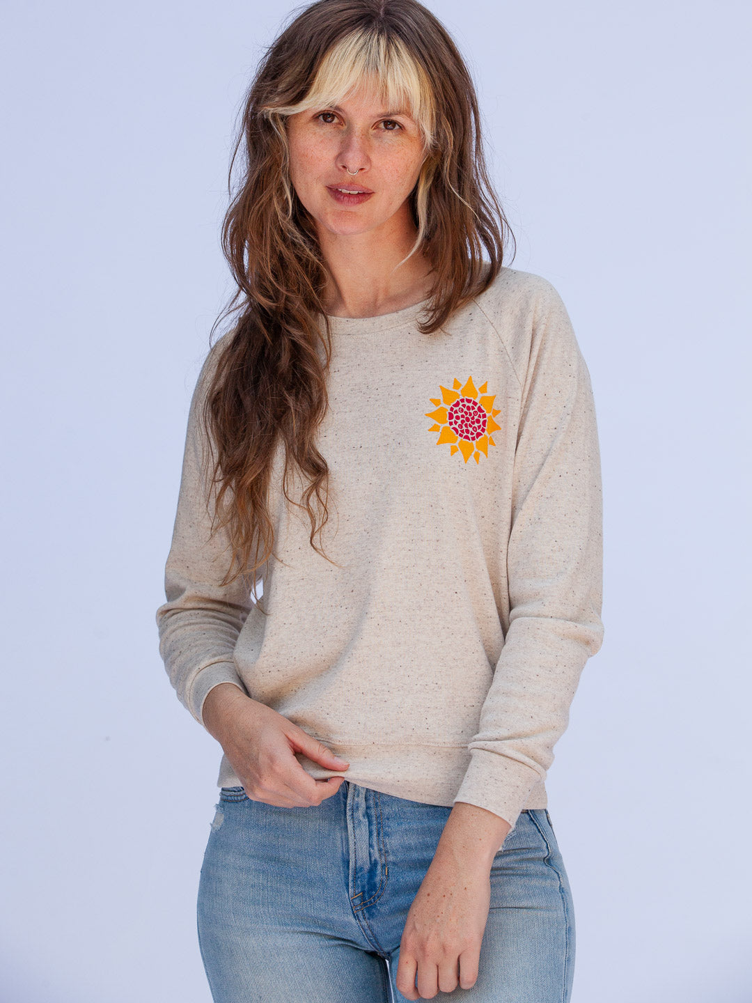 Sunflower Women's Raglan Pullover Tri-Cream-Culk