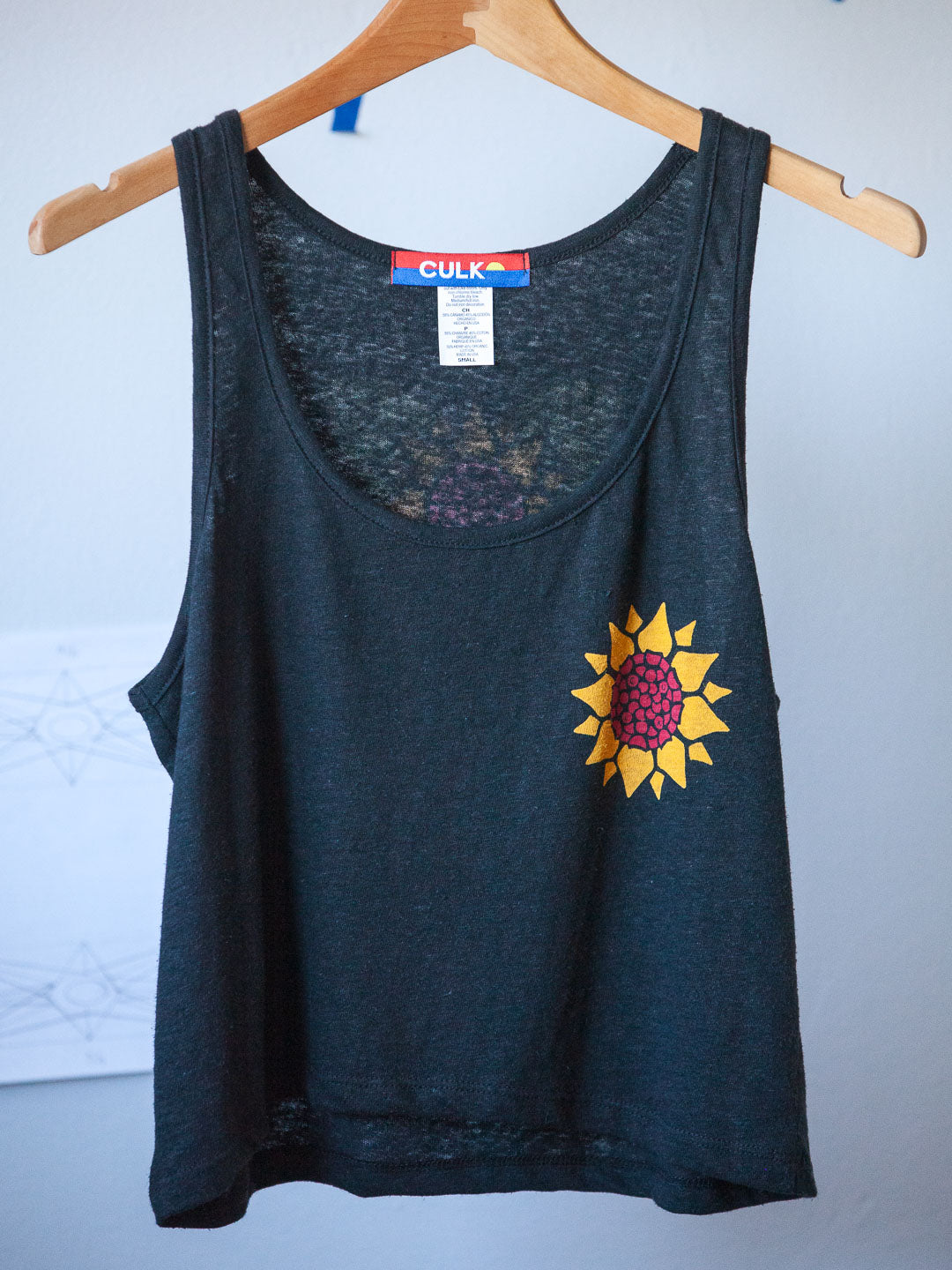 Sunflower Women's Tank Black-Culk