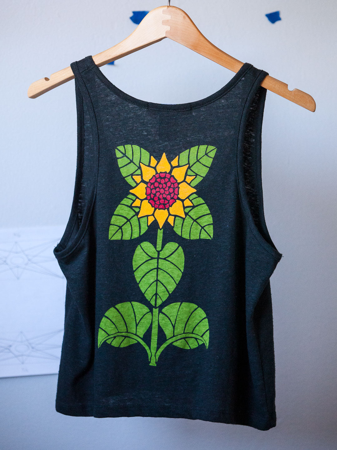 Sunflower Women's Tank Black-Culk