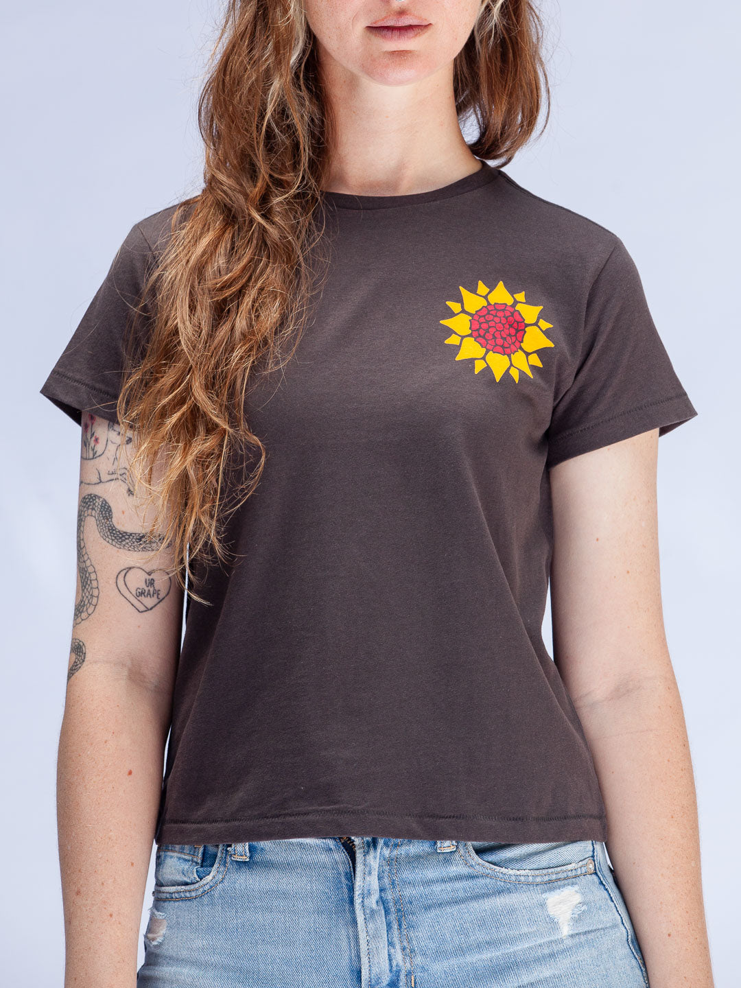Sunflower Women's Tee Black-Culk