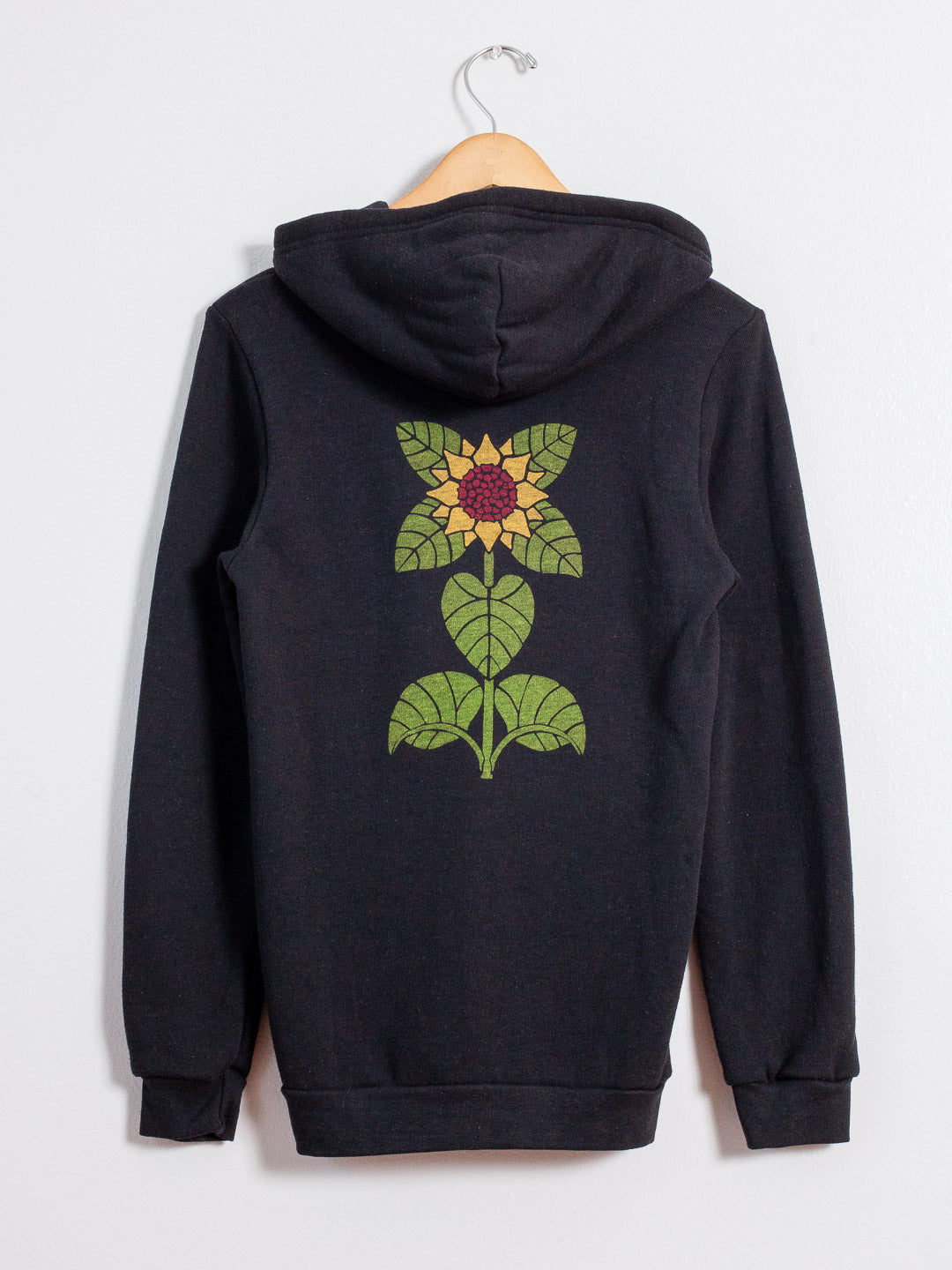 Sunflower Zip-up Hoodie Tri-Black-Culk