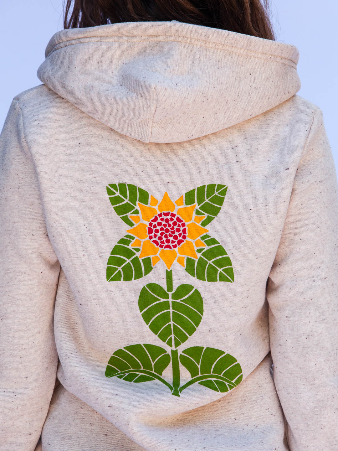 Sunflower Zip-up Hoodie Tri-Cream-Culk
