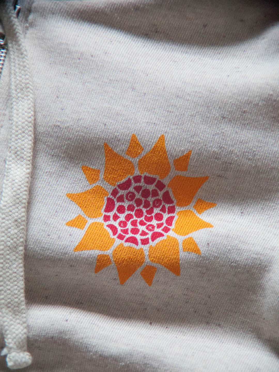 Sunflower Zip-up Hoodie Tri-Cream-Culk