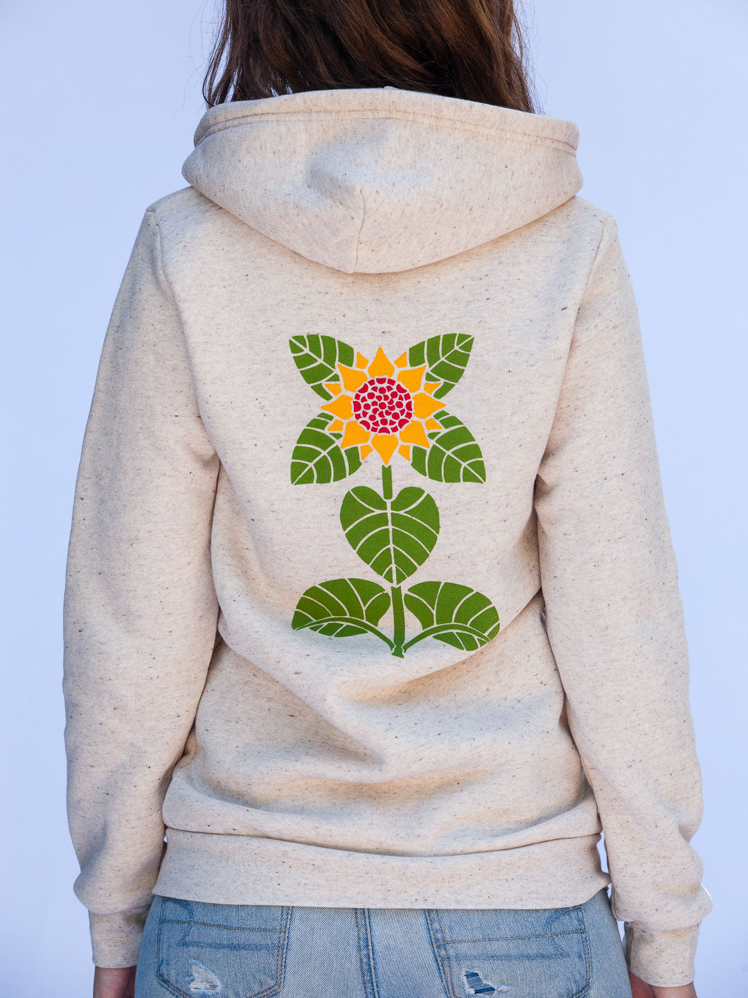 Sunflower Zip-up Hoodie Tri-Cream-Culk