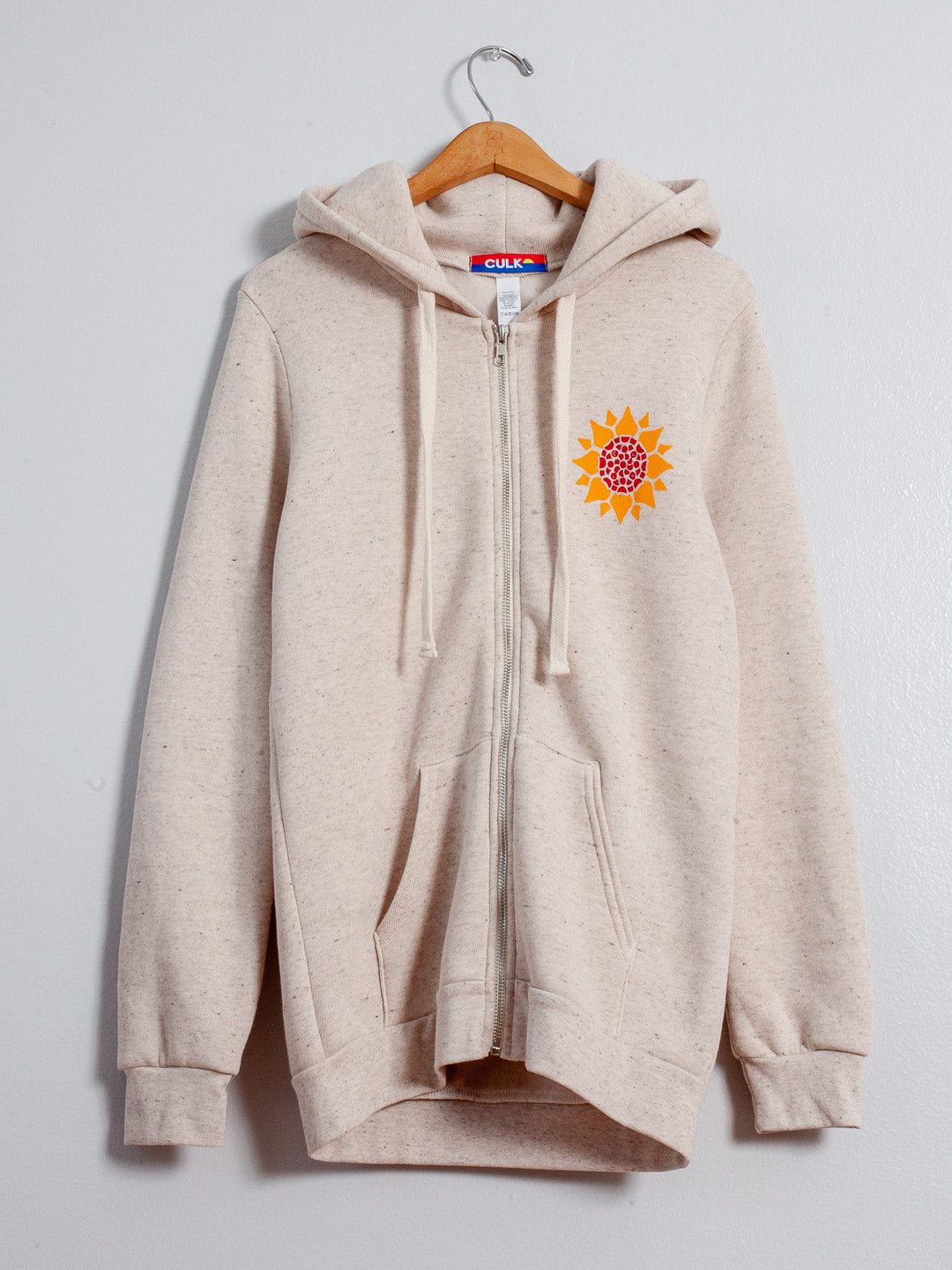 Sunflower Zip-up Hoodie Tri-Cream-Culk