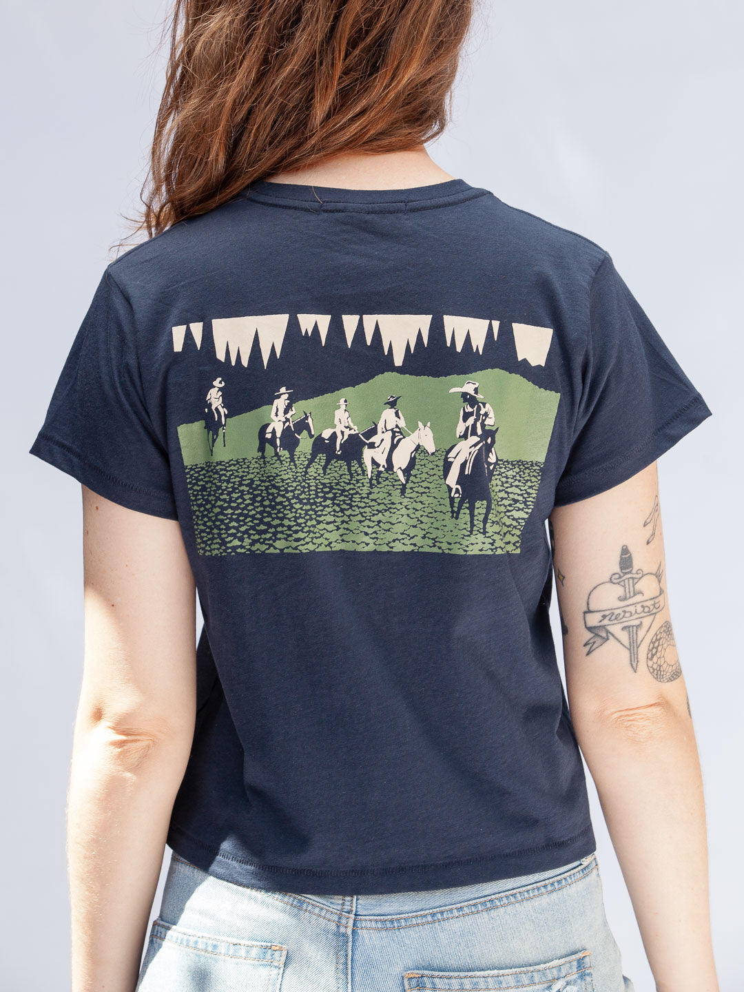 The Lure Of The National Parks Women's Tee Navy-Culk