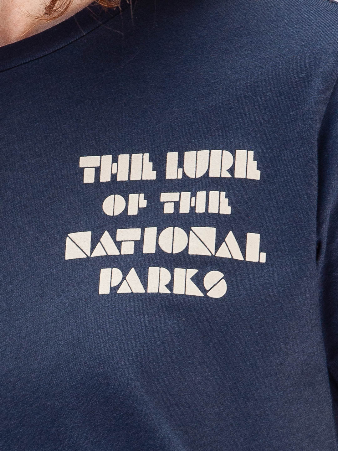 The Lure Of The National Parks Women's Tee Navy-Culk