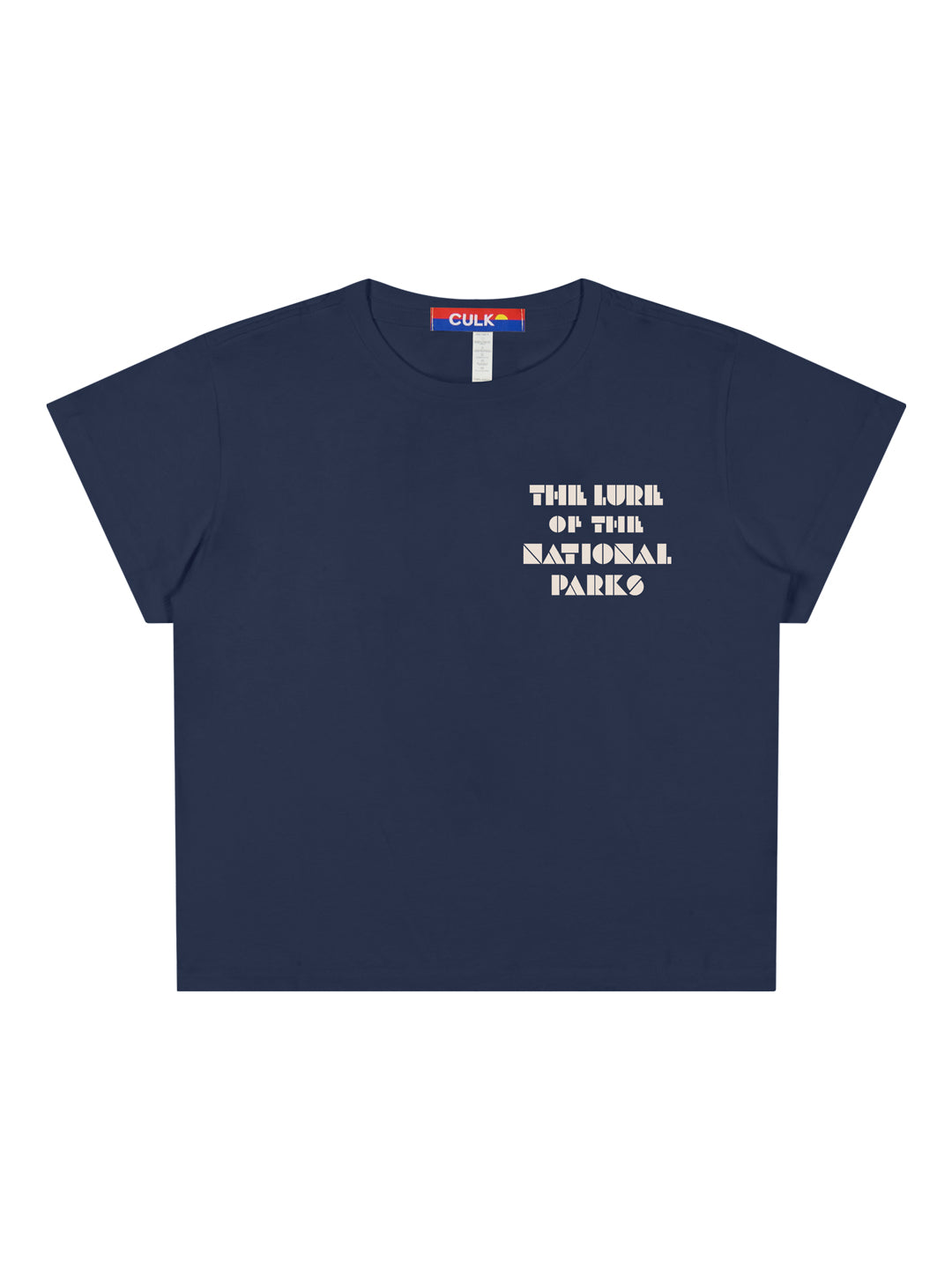 The Lure Of The National Parks Women's Tee Navy-Culk