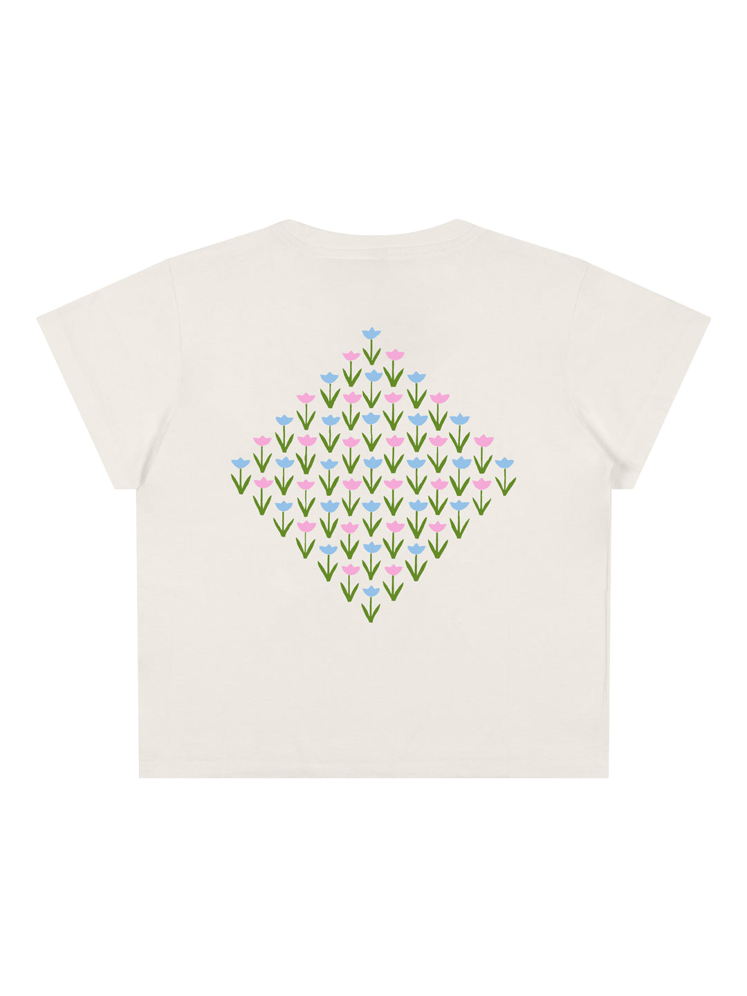 Tulips Women's Tee Cream-Culk