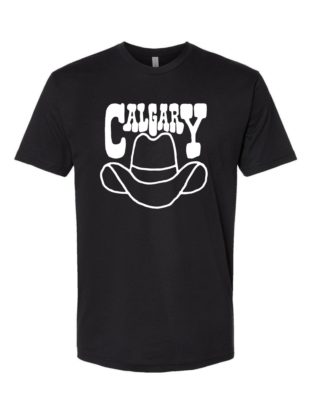 Calgary Cowboy Hat Tee Black