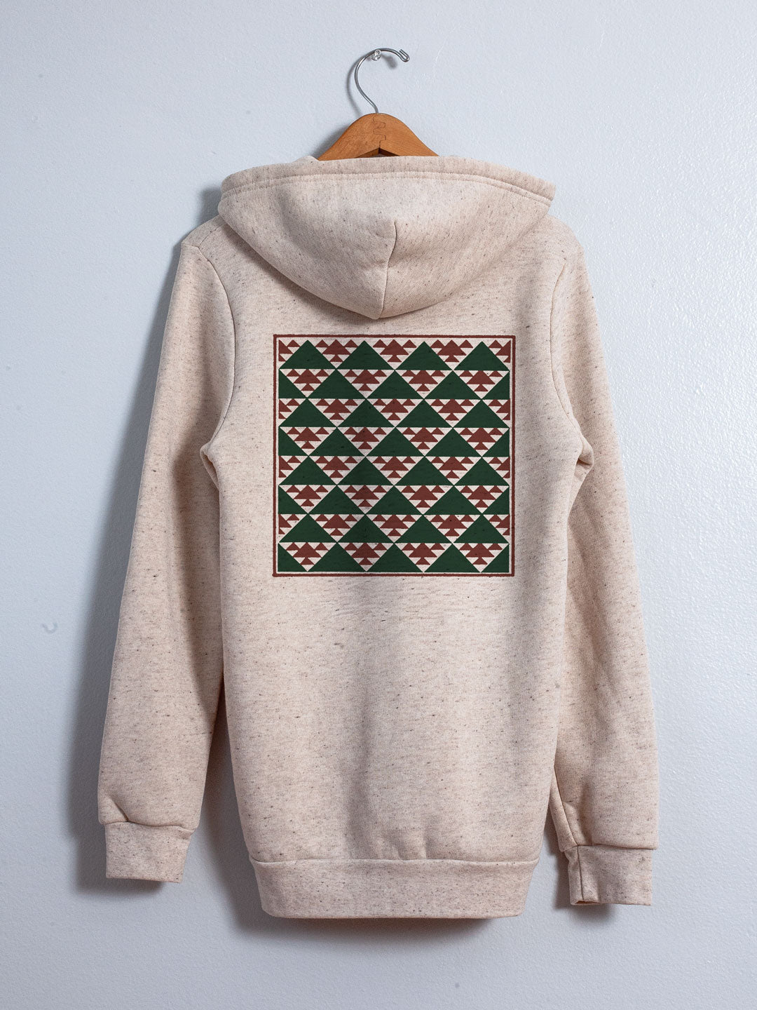 Mountain Study Zip-up Hoodie Tri-Cream