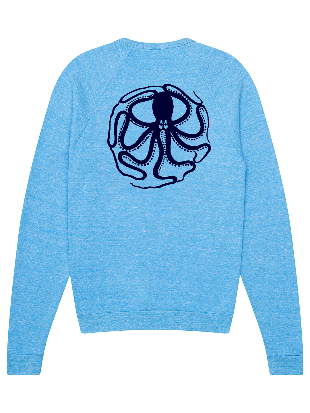 Octopus Crewneck Tri-Blue