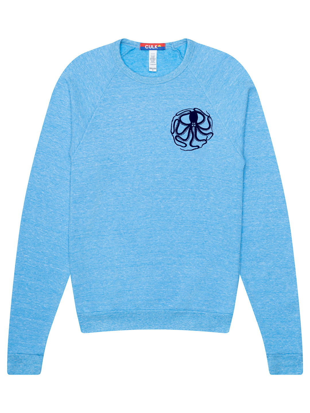 Octopus Crewneck Tri-Blue