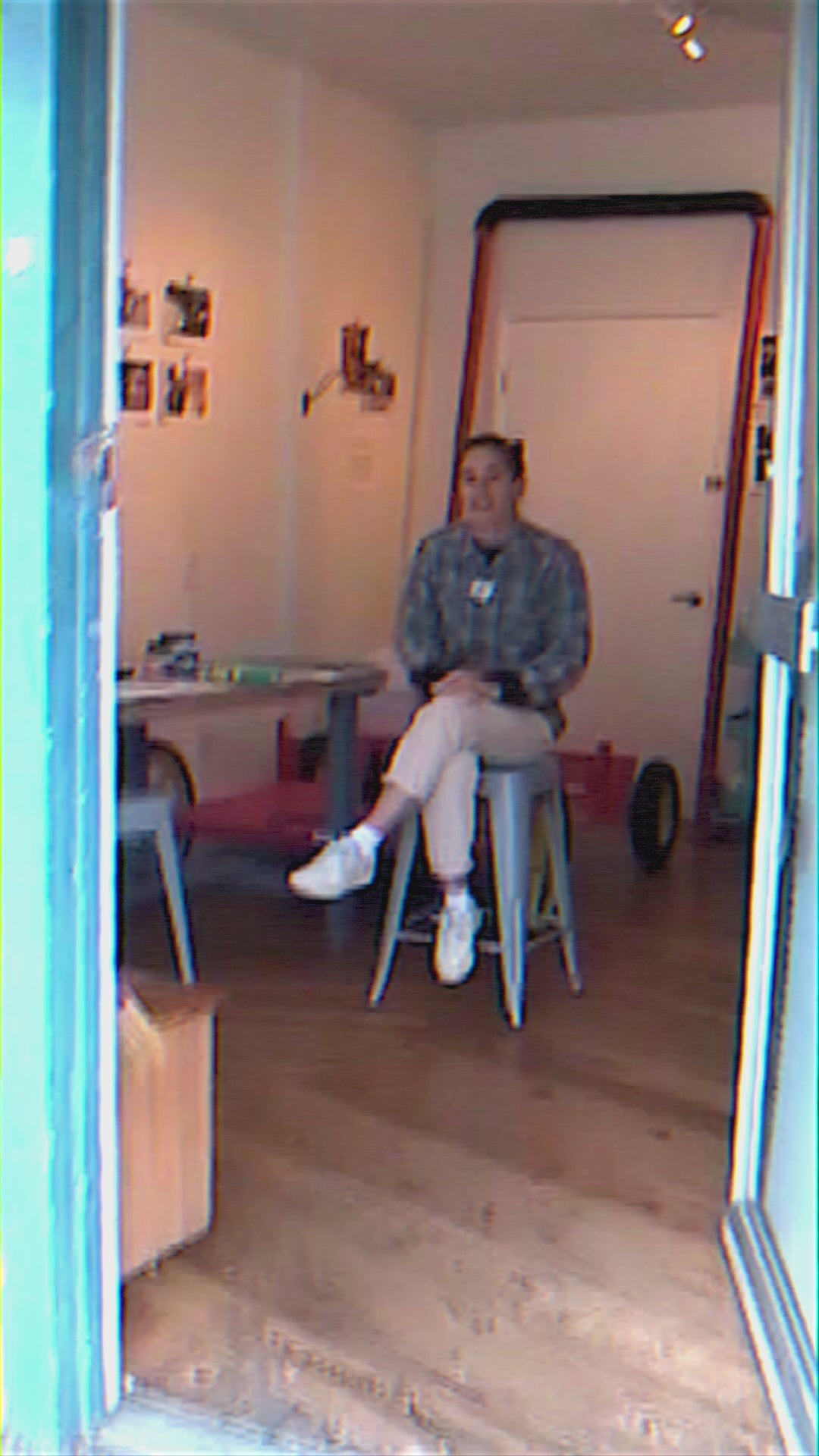 Pizza Pigeon Tee Silver by Orlie K.