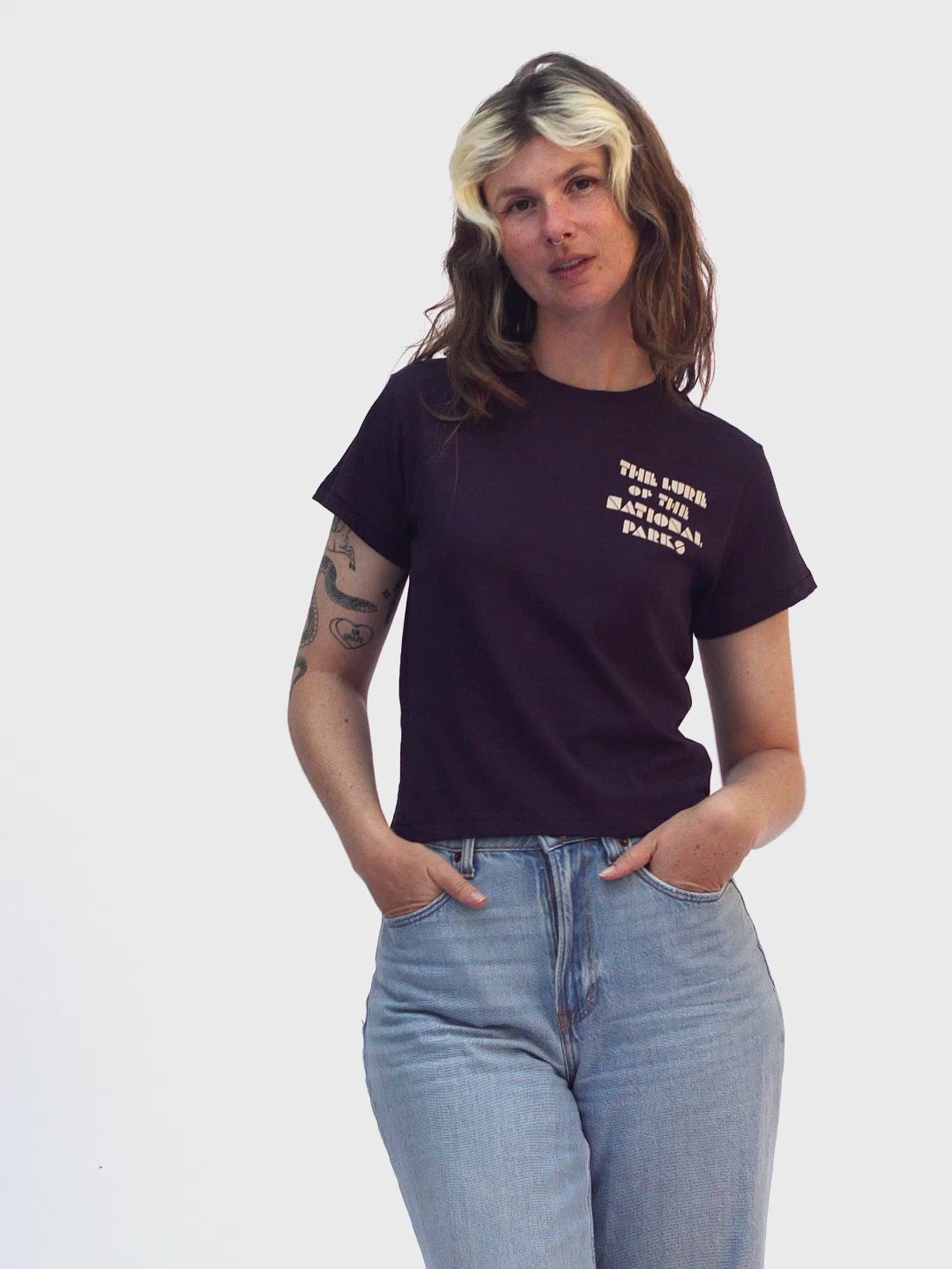 The Lure Of The National Parks Women's Tee Navy