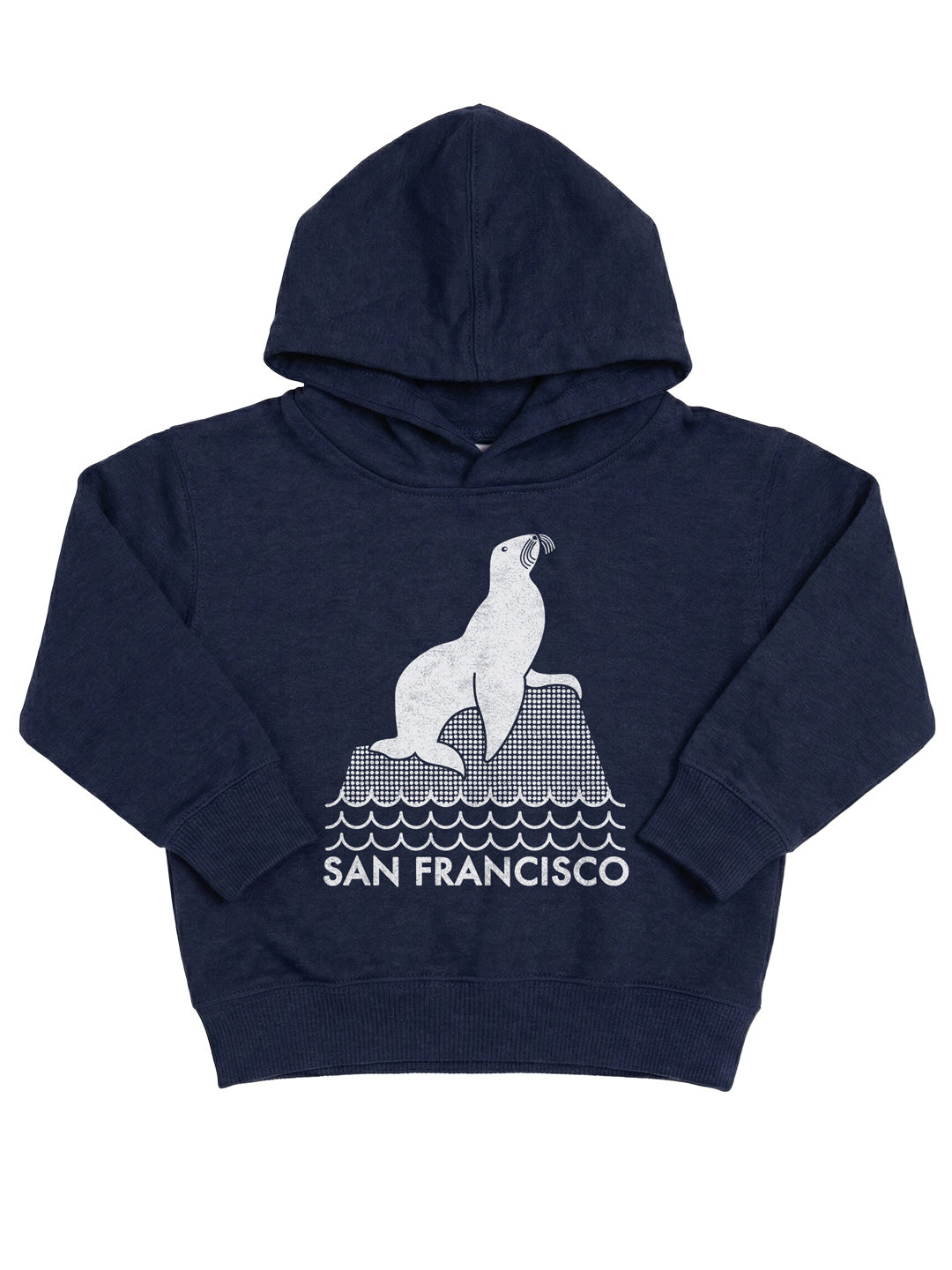 SF Seal Toddler Hoodie Navy