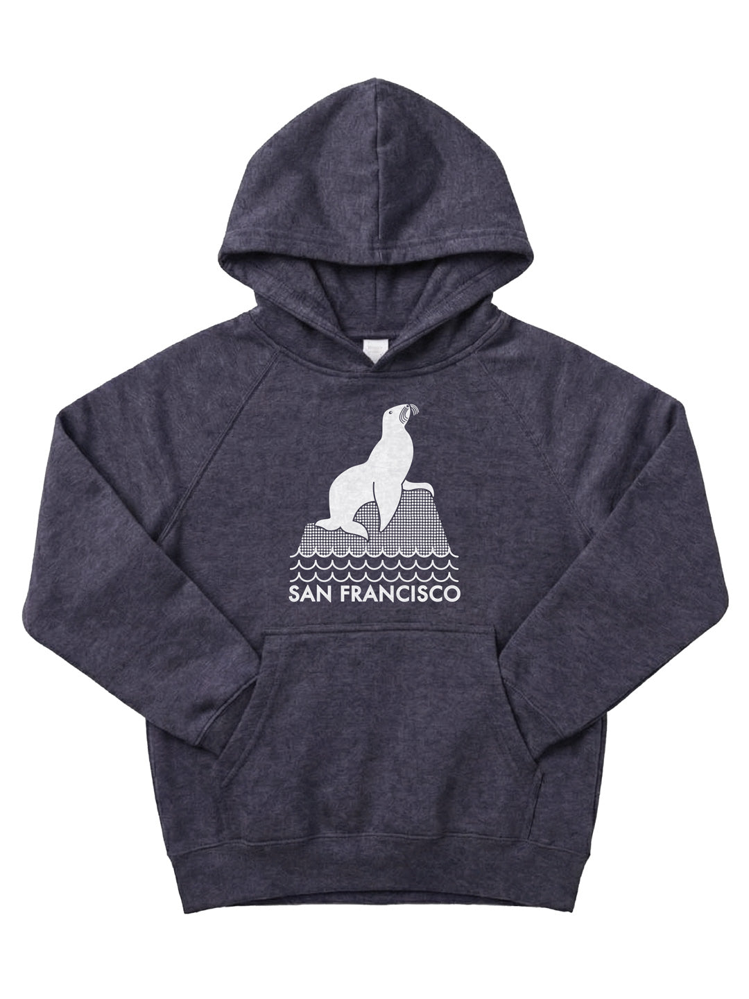 SF Seal Youth Hoodie Navy