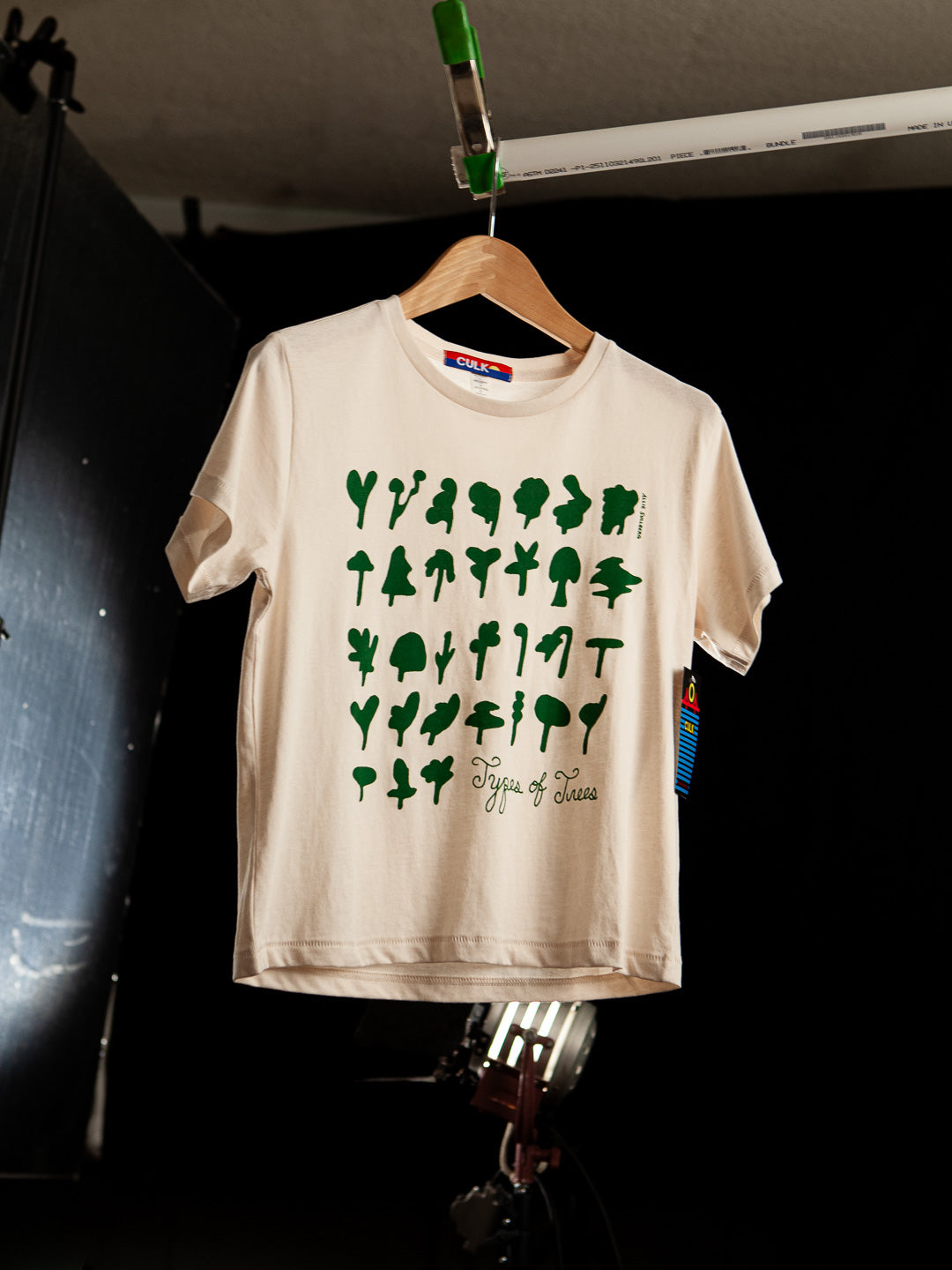 Types of Trees Women's Tee Cream by Allie Sullberg