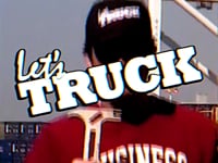 Let's Truck Trucker Hat Green