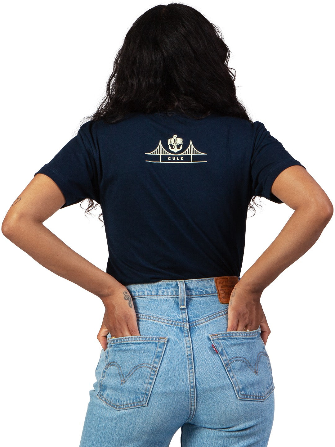 Anchor Tee Navy-Culk