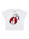 Bee&#39;s I Don&#39;t Give A Bug Women&#39;s Tee White-Culk