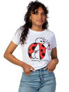 Bee&#39;s I Don&#39;t Give A Bug Women&#39;s Tee White-Culk
