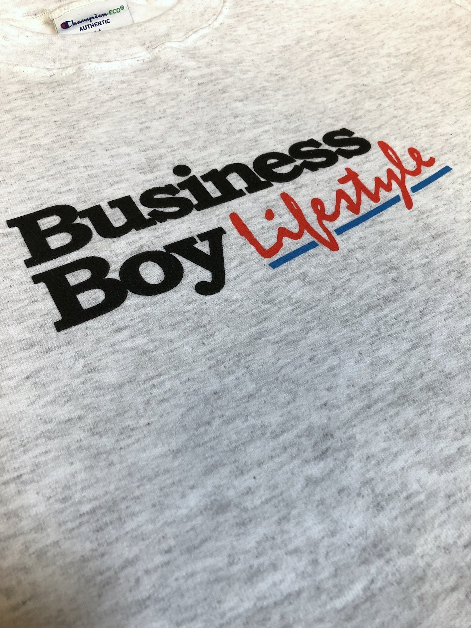 Business Boy Lifestyle Crewneck Sweatshirt Grey-Culk