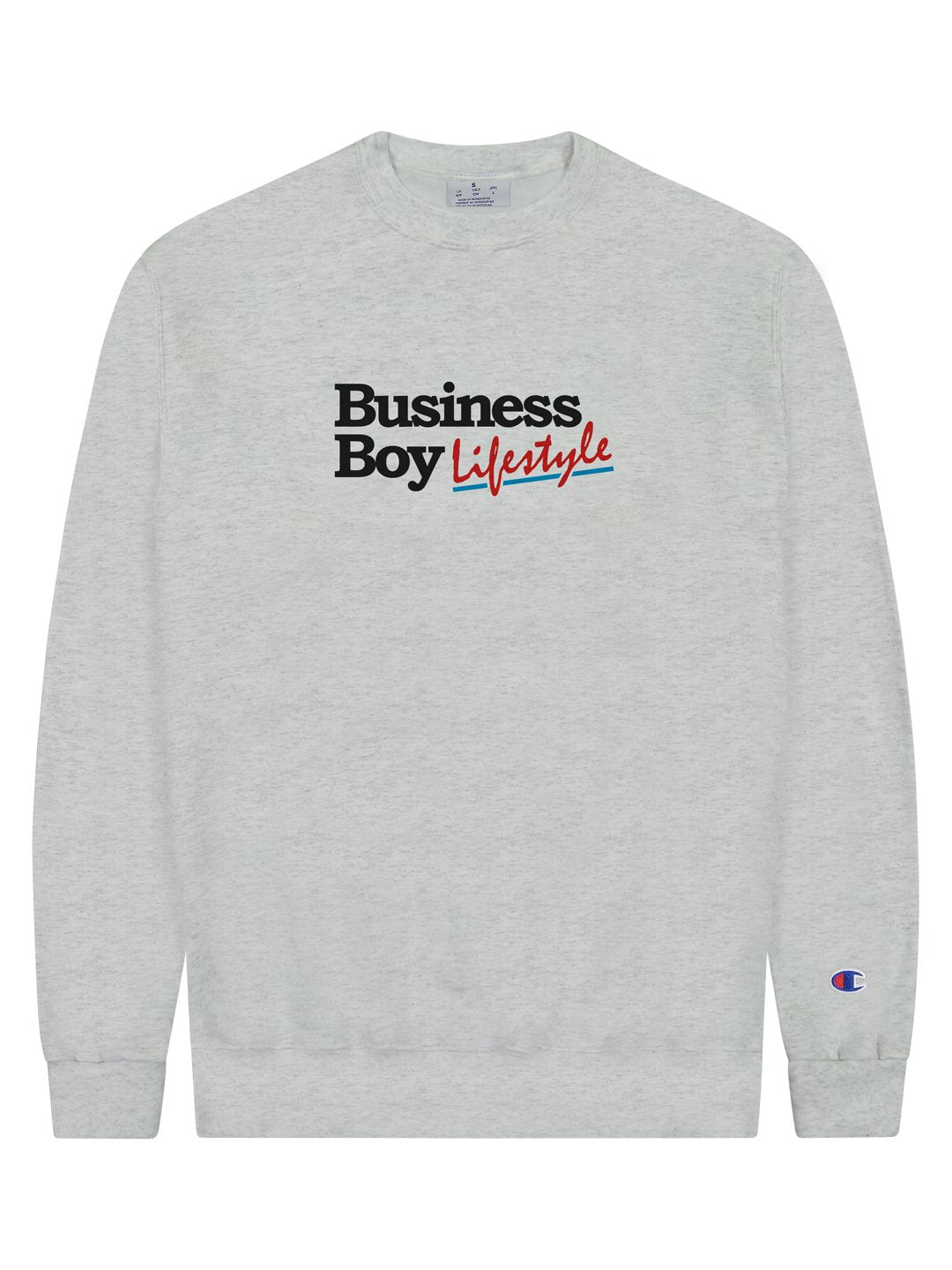 Business Boy Lifestyle Crewneck Sweatshirt Grey-Culk