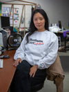 Business Girl Lifestyle Crewneck Sweatshirt Grey-Culk