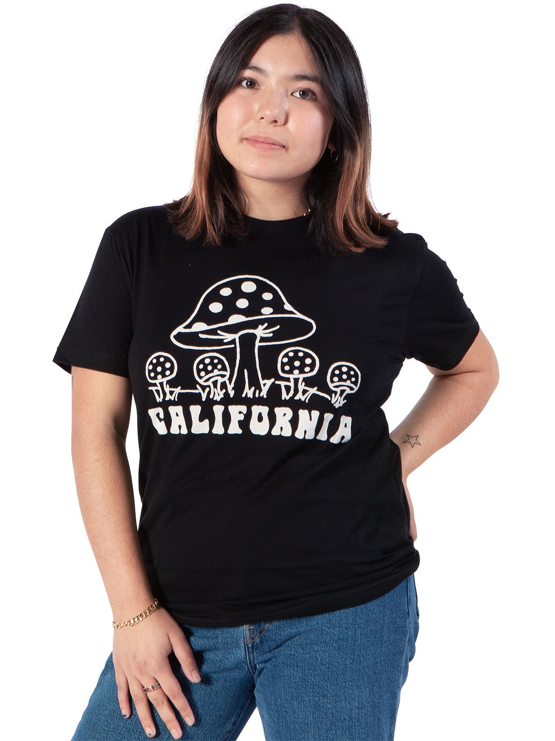 California Shroomin Tee Black-Culk
