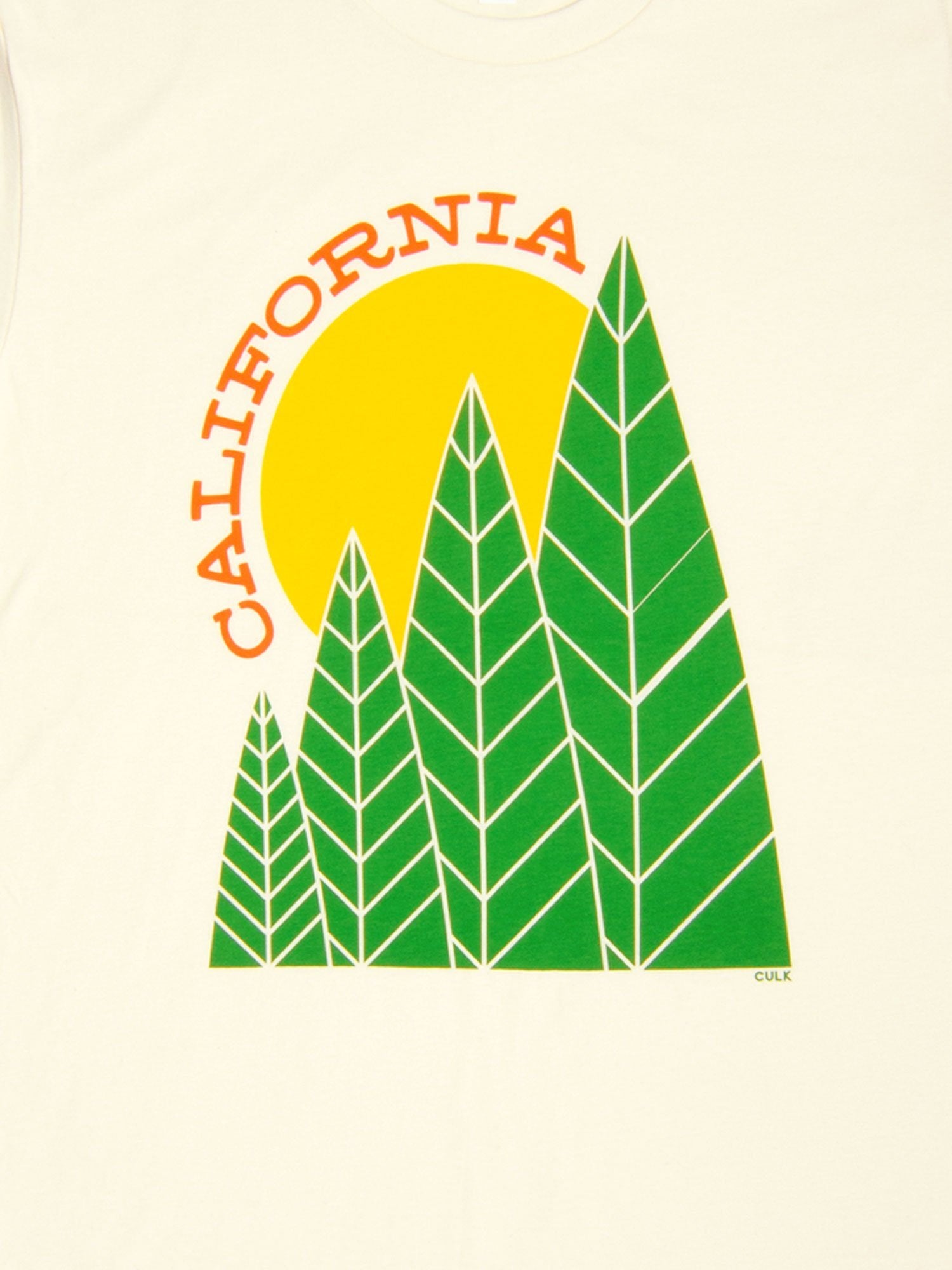 California Tree Sun Tee Cream-Culk