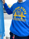 Golden State Unisex Crewneck Sweatshirt Blue