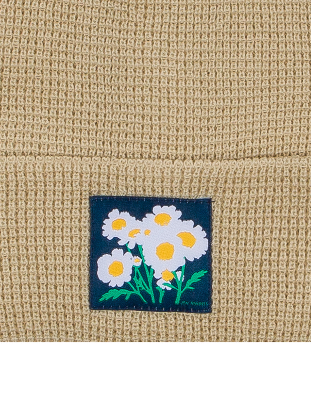 Daisy Beanie Cream by Jen Kindell-Culk