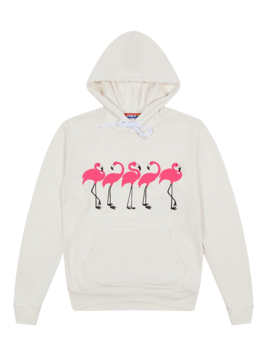 Flamingo Hoodie Off White-Culk