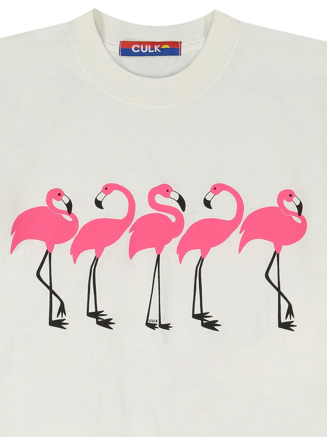 Flamingo Unisex Tee Creme