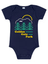Golden Gate Park Baby Onesie Navy-Culk