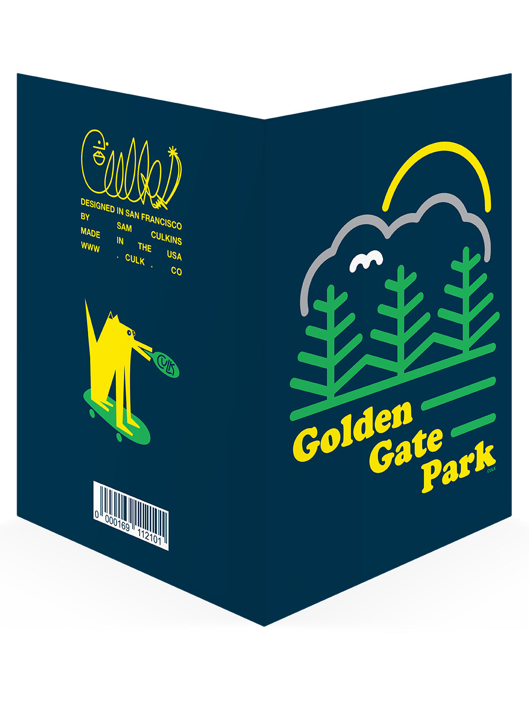 Golden Gate Park Greeting Card-Culk