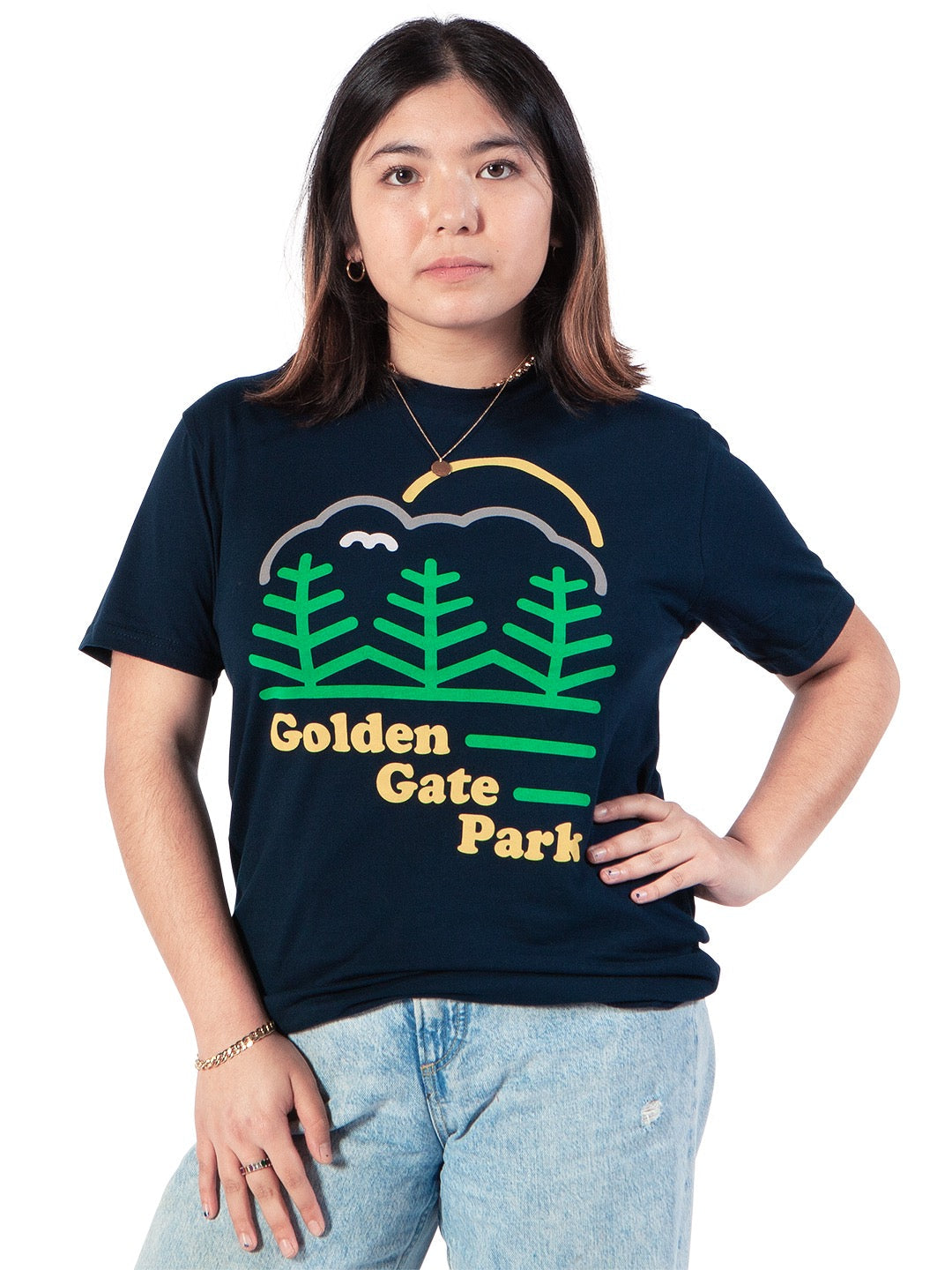 Golden Gate Park Tee Navy-Culk