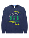 Golden Gate Park Unisex Crewneck Sweatshirt Navy-Culk