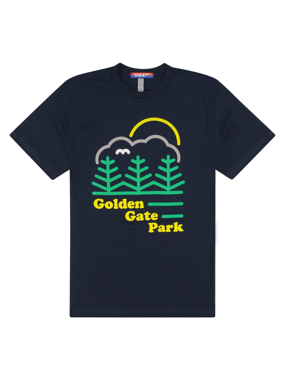 Golden Gate Park Unisex Tee Navy-Culk
