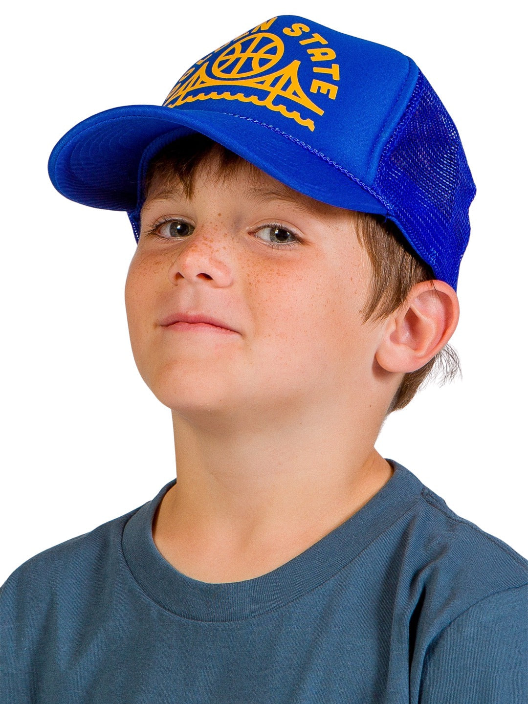 Golden State Youth Trucker Hat Blue - Culk