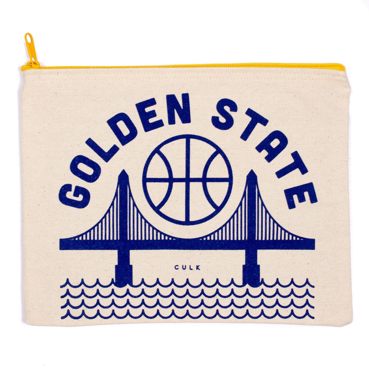 Golden State Zipper Pouch Cream-Culk