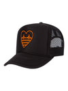 I Heart SF Trucker Hat Black-Culk