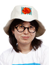 Jen Kindell Poppy Bucket Hat Cream-Culk