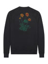 Jen Kindell Poppy Crewneck Sweatshirt Black-Culk