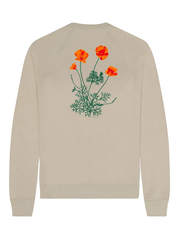 Jen Kindell Poppy Crewneck Sweatshirt Cream