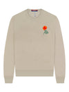 Jen Kindell Poppy Crewneck Sweatshirt Cream-Culk