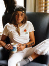 Jen Kindell Poppy Women&#39;s Tee White-Culk